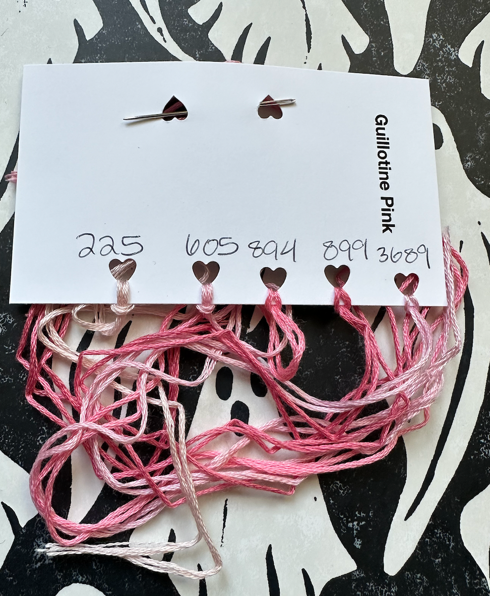 Guillotine, Pink - Cross Stitch Kit - Gloomy Gremlin