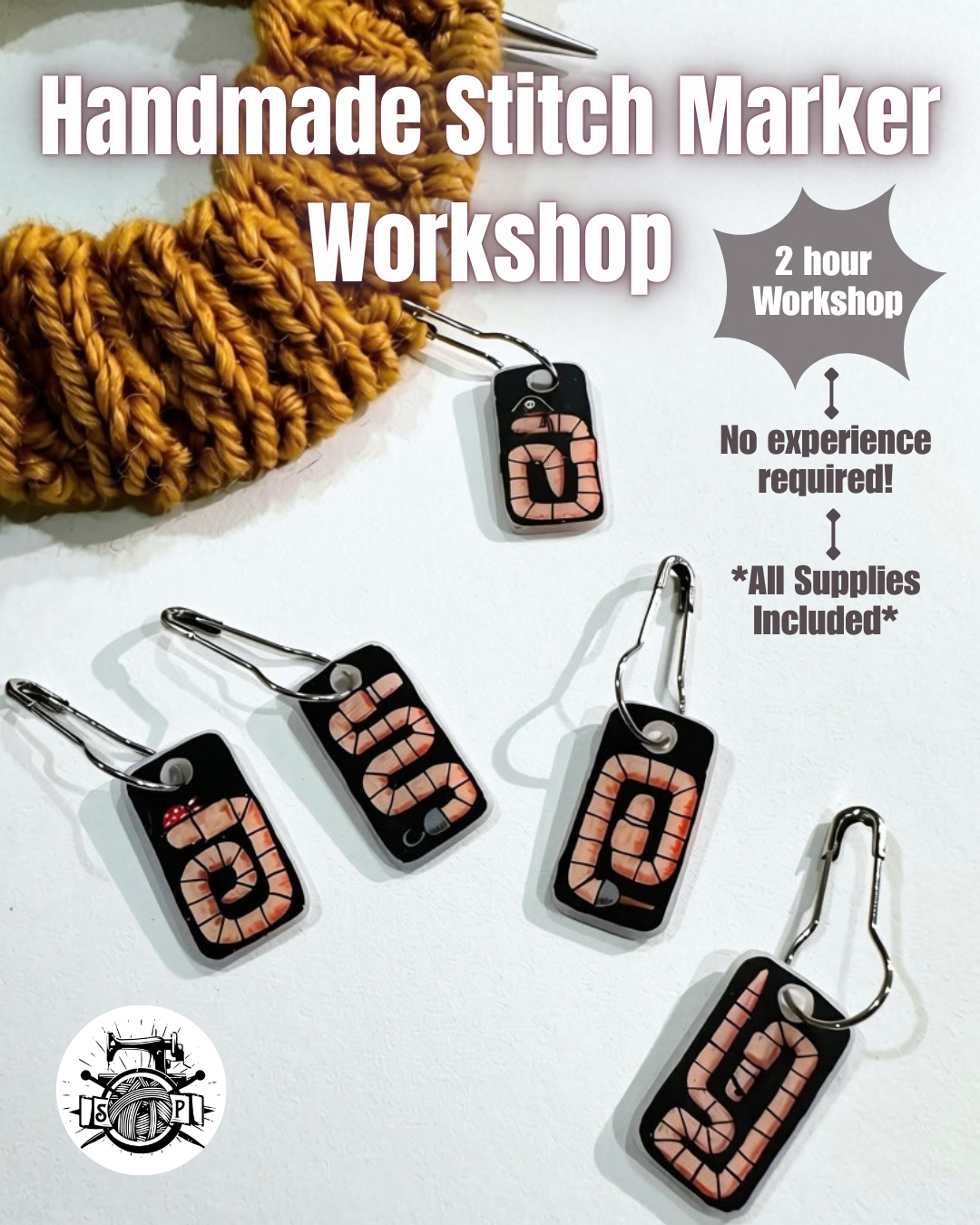 Handmade Stitch Marker Workshop