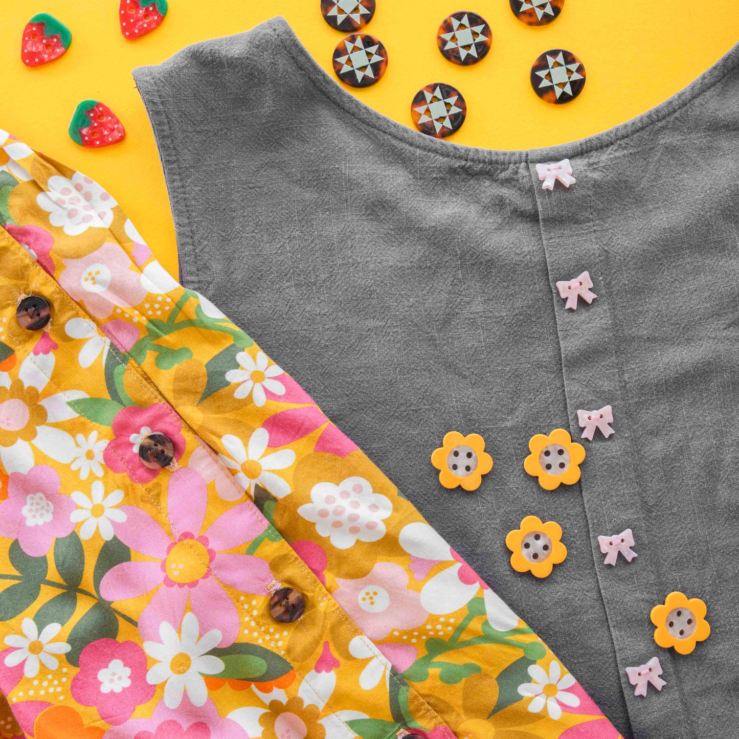 Strawberry Large 1" Buttons