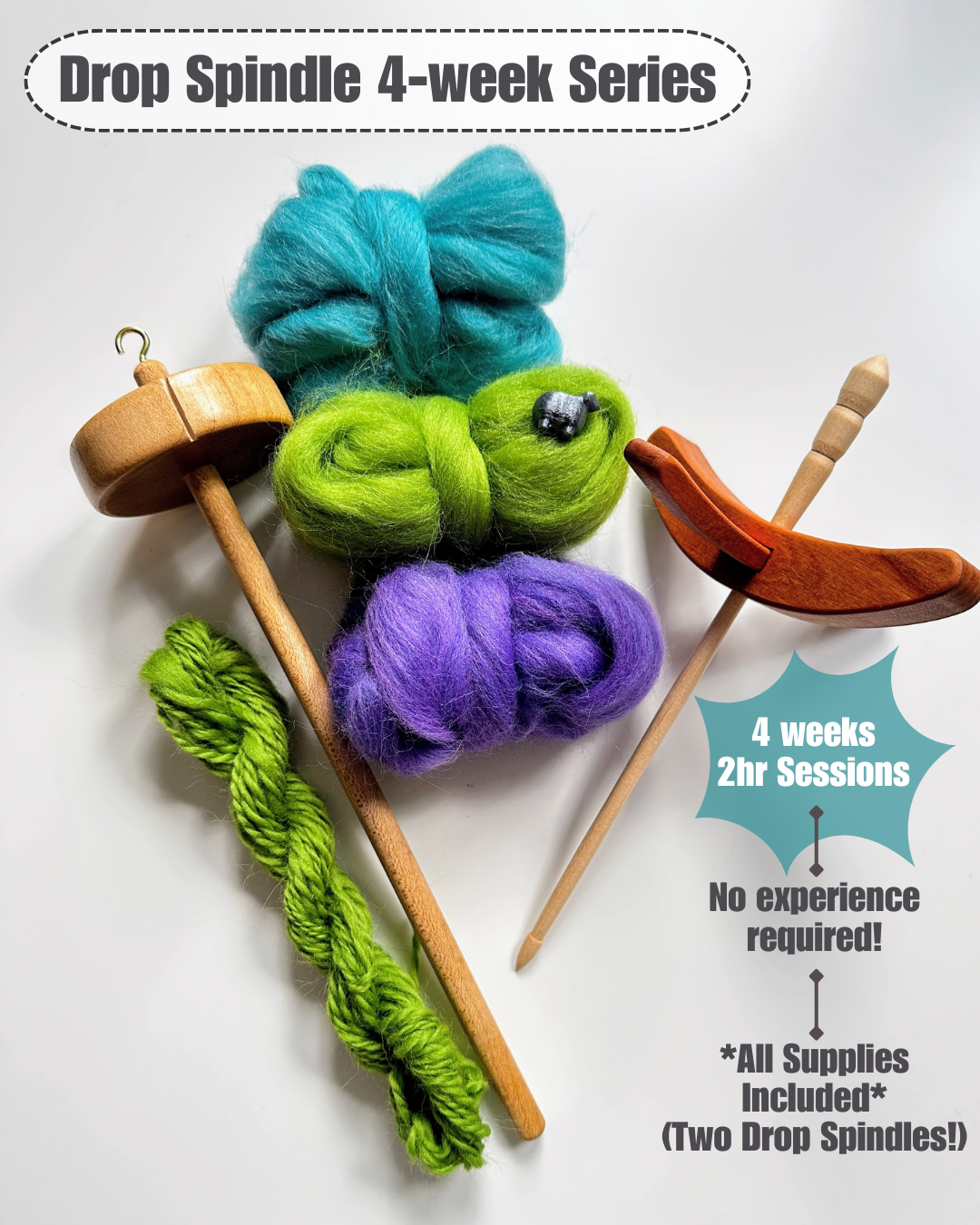 Class: Drop Spindle 4-Week Series