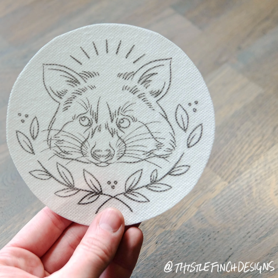 Stick and Stitch Embroidery Stencil