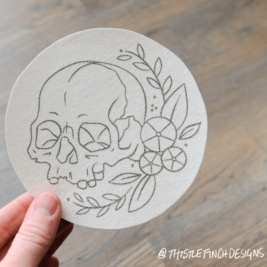 Stick and Stitch Embroidery Stencil
