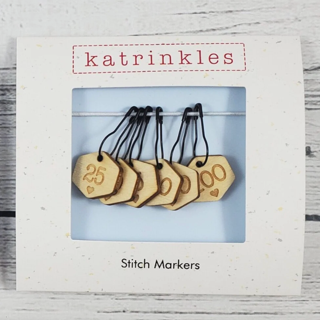 Katrinkles Cast On Counting Numbers Stitch Marker Set