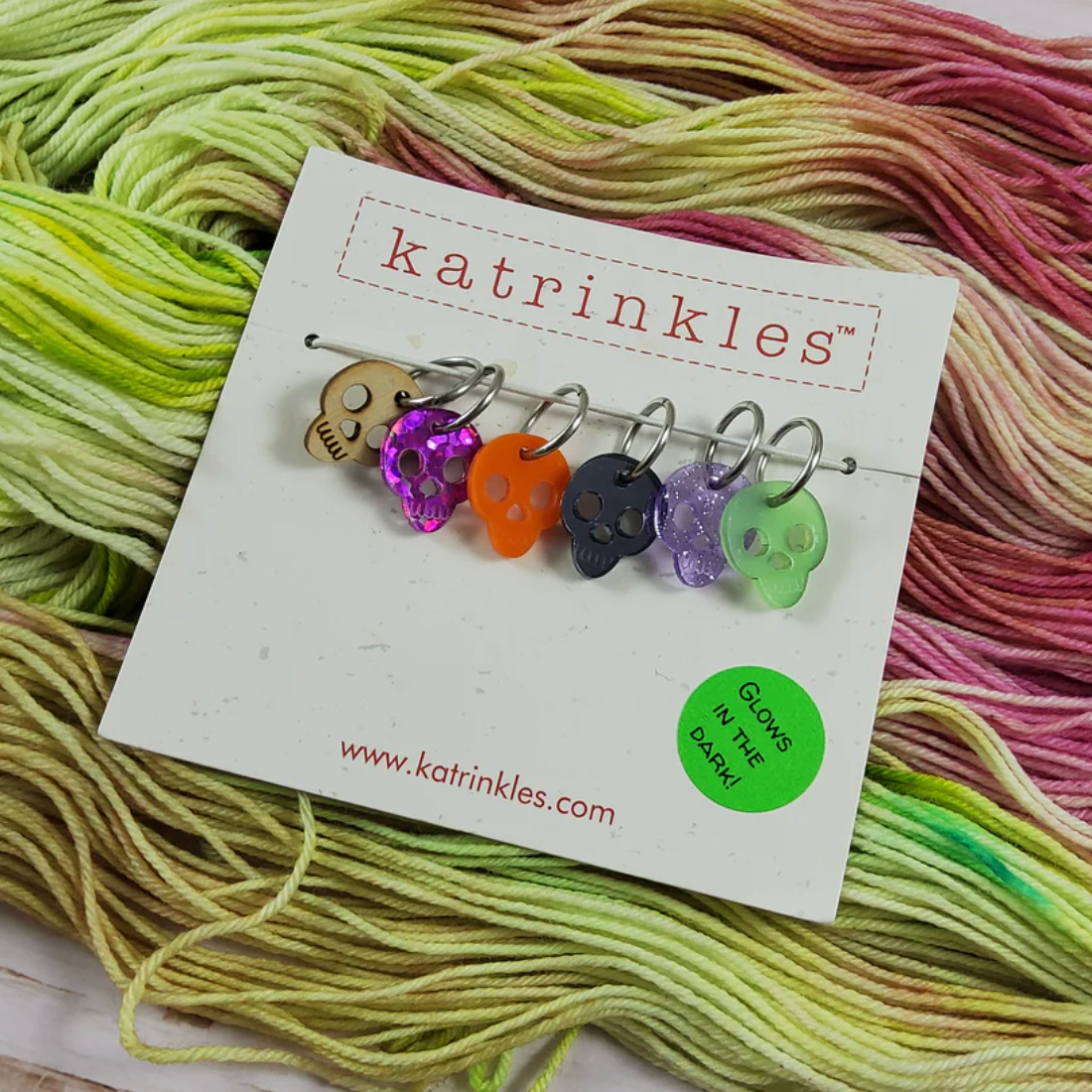 Skull Stitch Marker Set