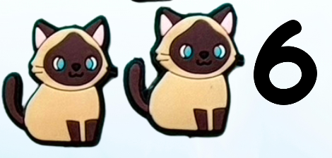 Comma Craft Knitting Needle Point Protectors - Cat Breeds Kitty Pets: 6