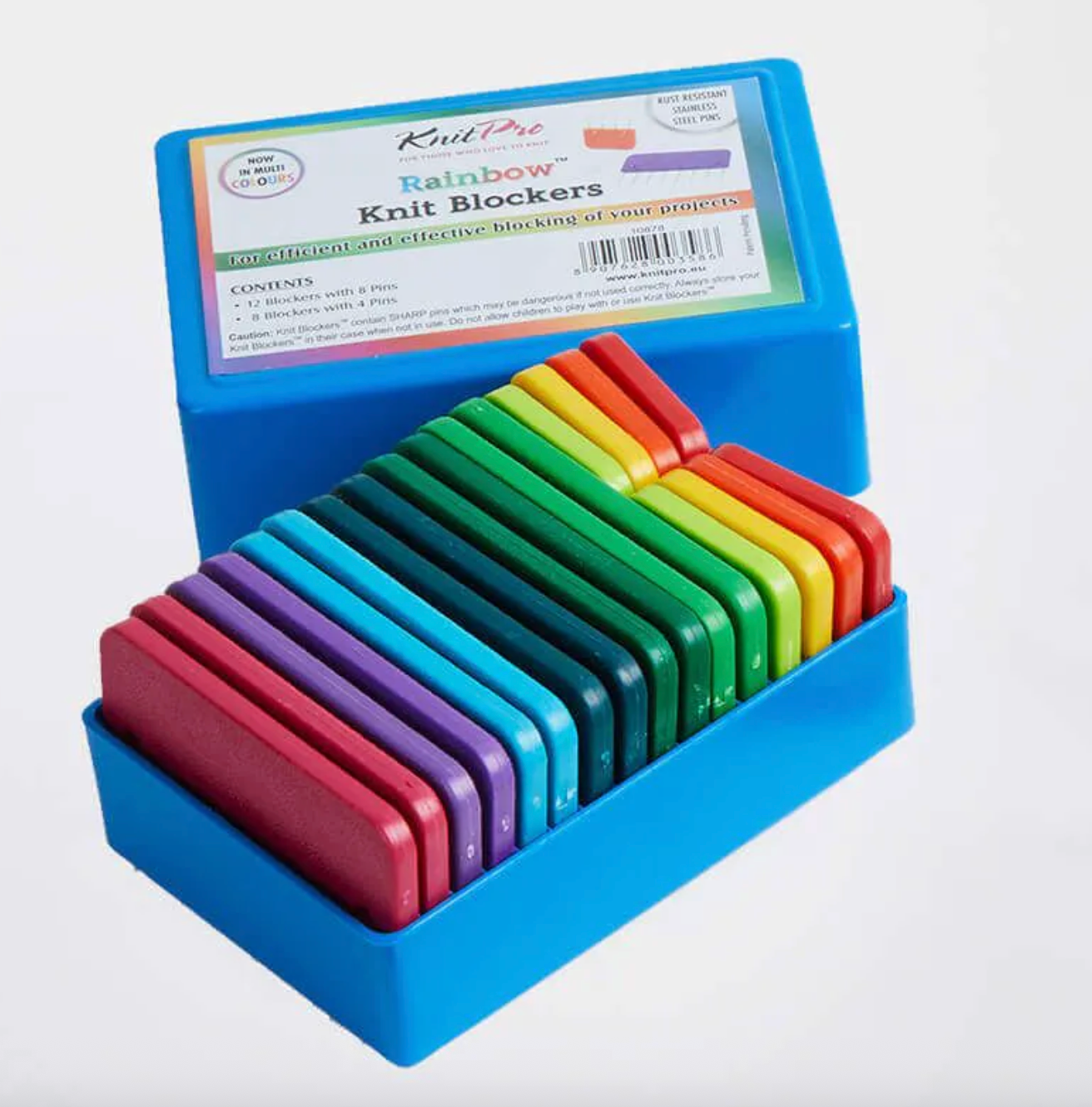 KnitPro - Rainbow Knit Blockers (Pack of 20 blockers)