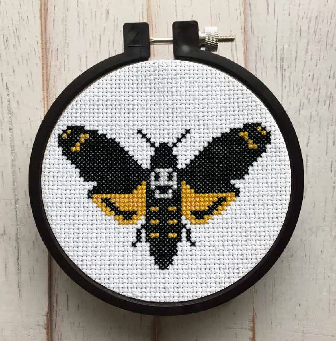 Moth Cross Stitch Kit