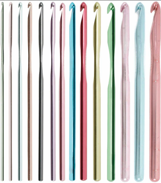 Susan Bates - Silvalume - 6" Crochet Hook