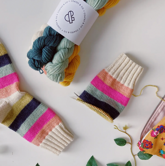 Coates & Co. Cottage Sock Yarn • Hand Dyed Mini Skein Sets