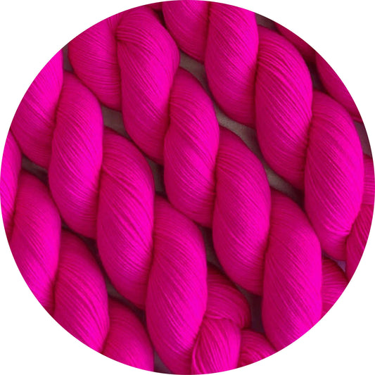 Cottage Sock Yarn • 20g Mini Skein: 27 Fuchsia
