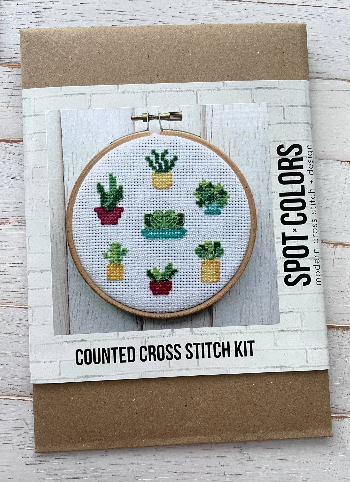 Spot Colors - Plant Life Counted Cross Stitch DIY KIT