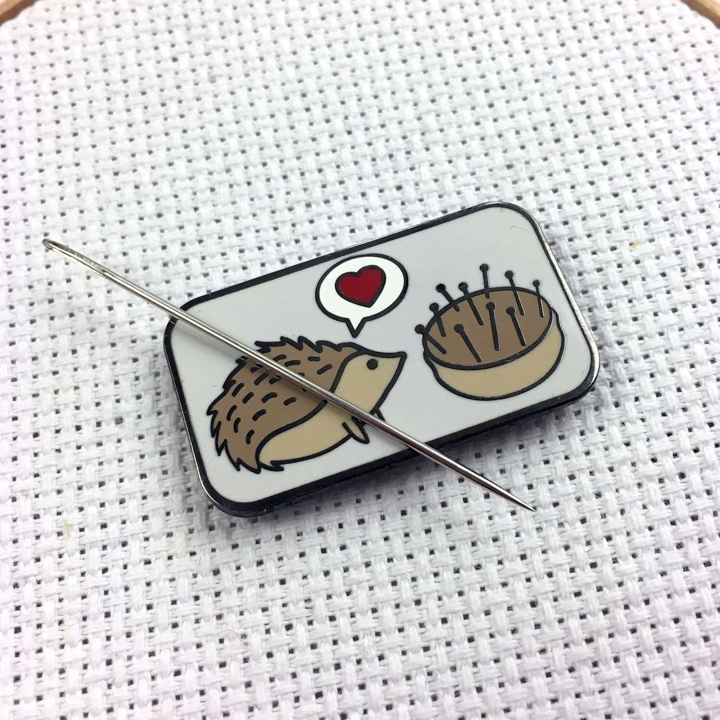 Snarky Crafter Hedgehog Pincushion Love Needle Minder: Needle Minder