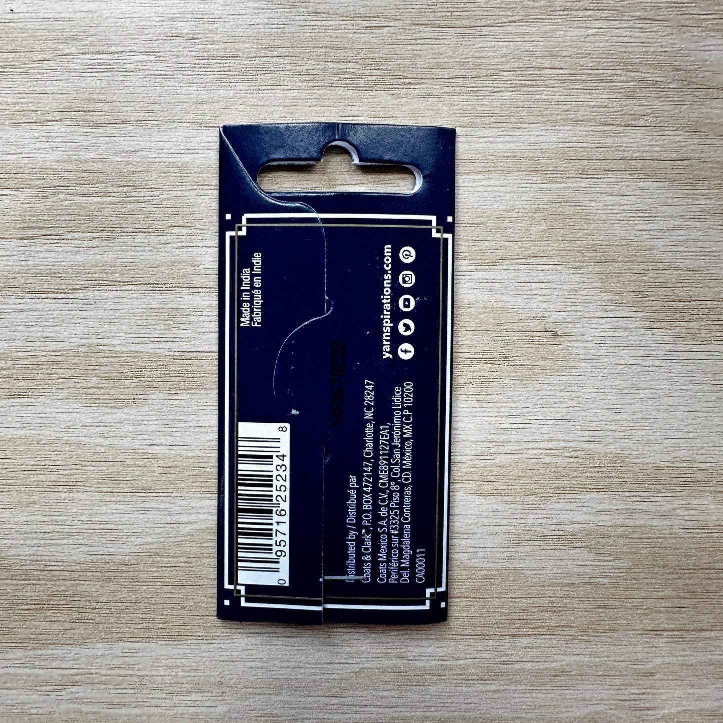 Susan Bates Anchor - Gold Plated Cross Stitch Needles: #24