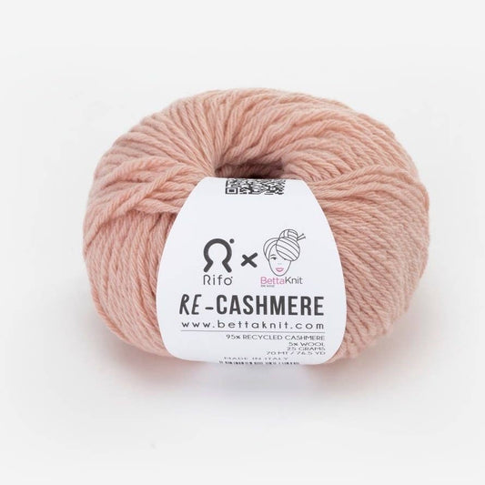 Re-Cashmere, recycled cashmere: Blush
