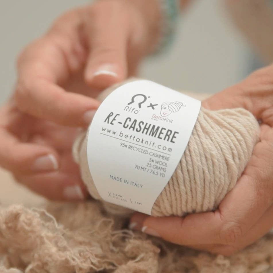 Re-Cashmere, recycled cashmere: Blush