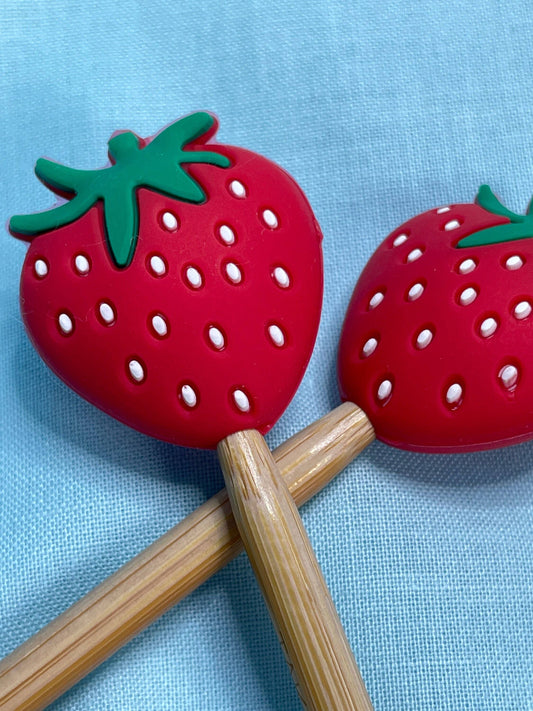 Comma Craft  Realistic Strawberry Cute Fruit Gift for Knitters