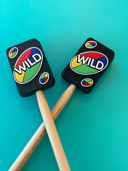 Comma Craft Knitting needle point protectors - Wild Card
