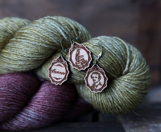 Sunrise Grove - Poe Raven Knitting Keepers & Crochet Stitch Markers