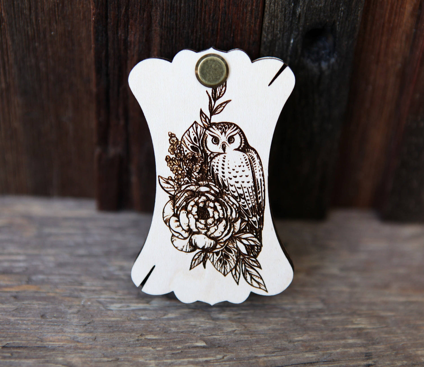 Sunrise Grove - Owl Needle Minder for Sewing, Embroidery & Cross Stitch