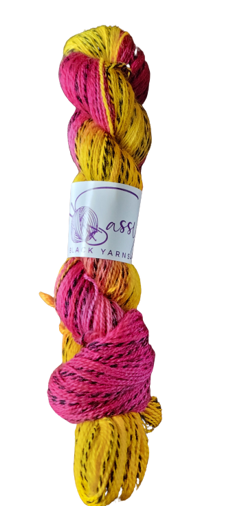 Sassy Black Yarns: Pink Lemonade ~ Zebra