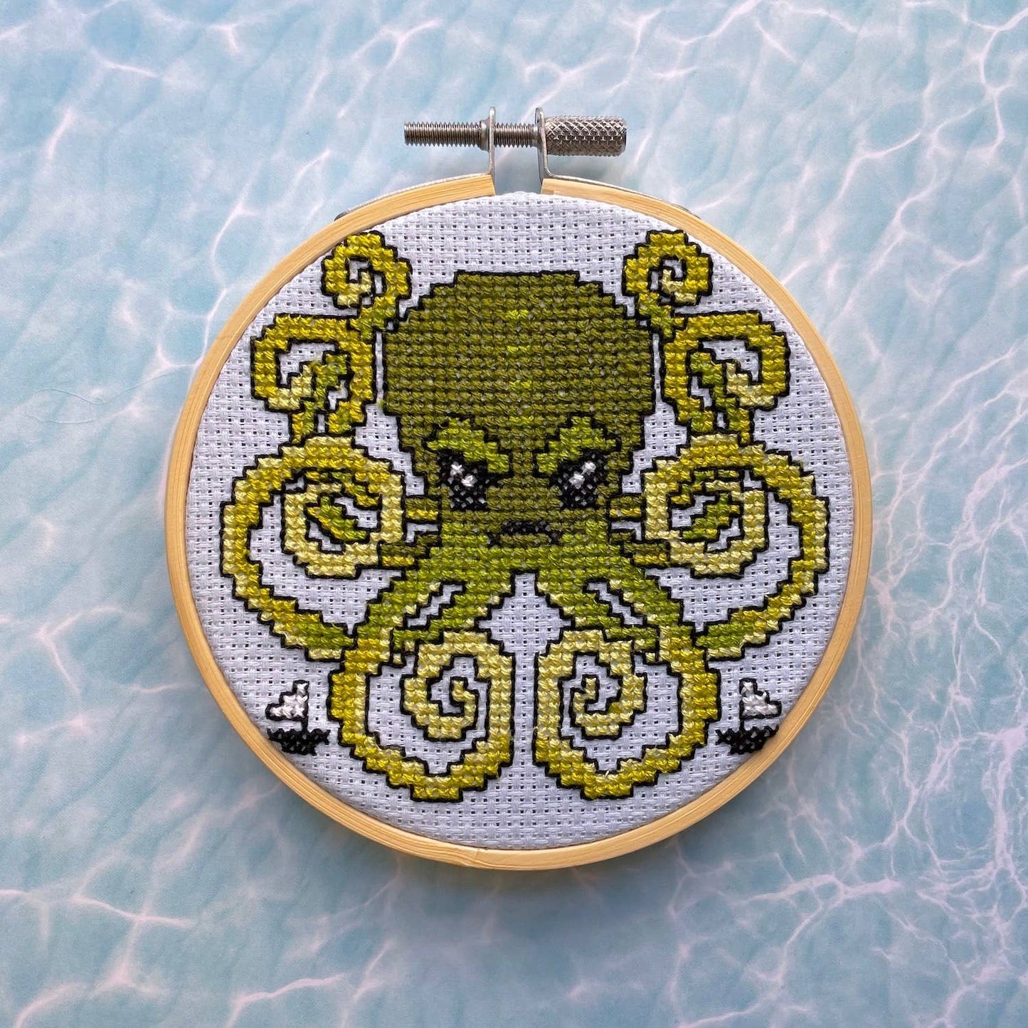 Kraken Cross Stitch Kit - Spot Colors