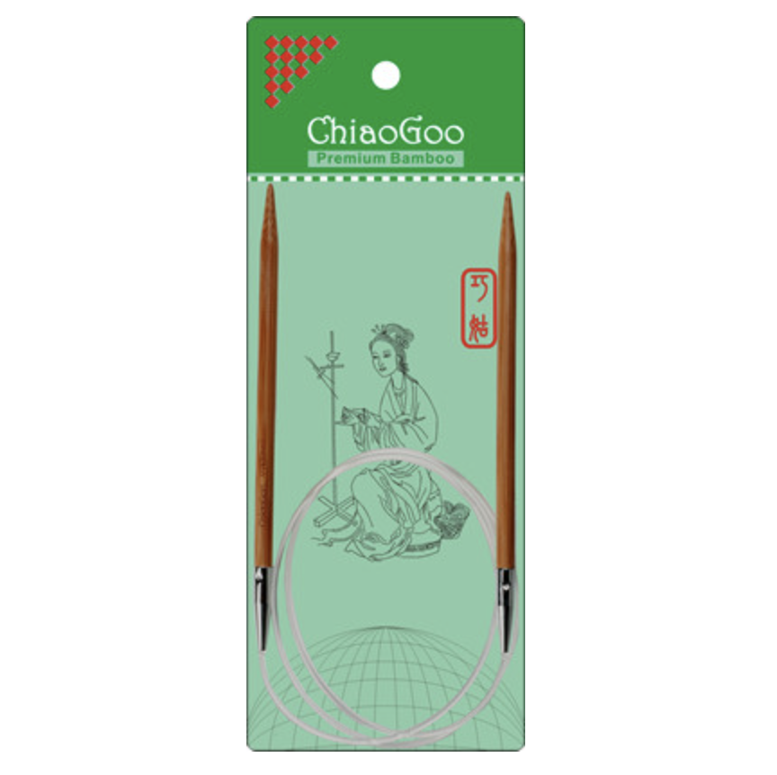 ChiaoGoo - Dark Bamboo - Fixed Circular Needles