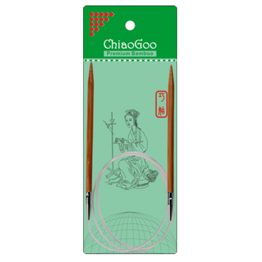 ChiaoGoo - Dark Bamboo - Fixed Circular Needles