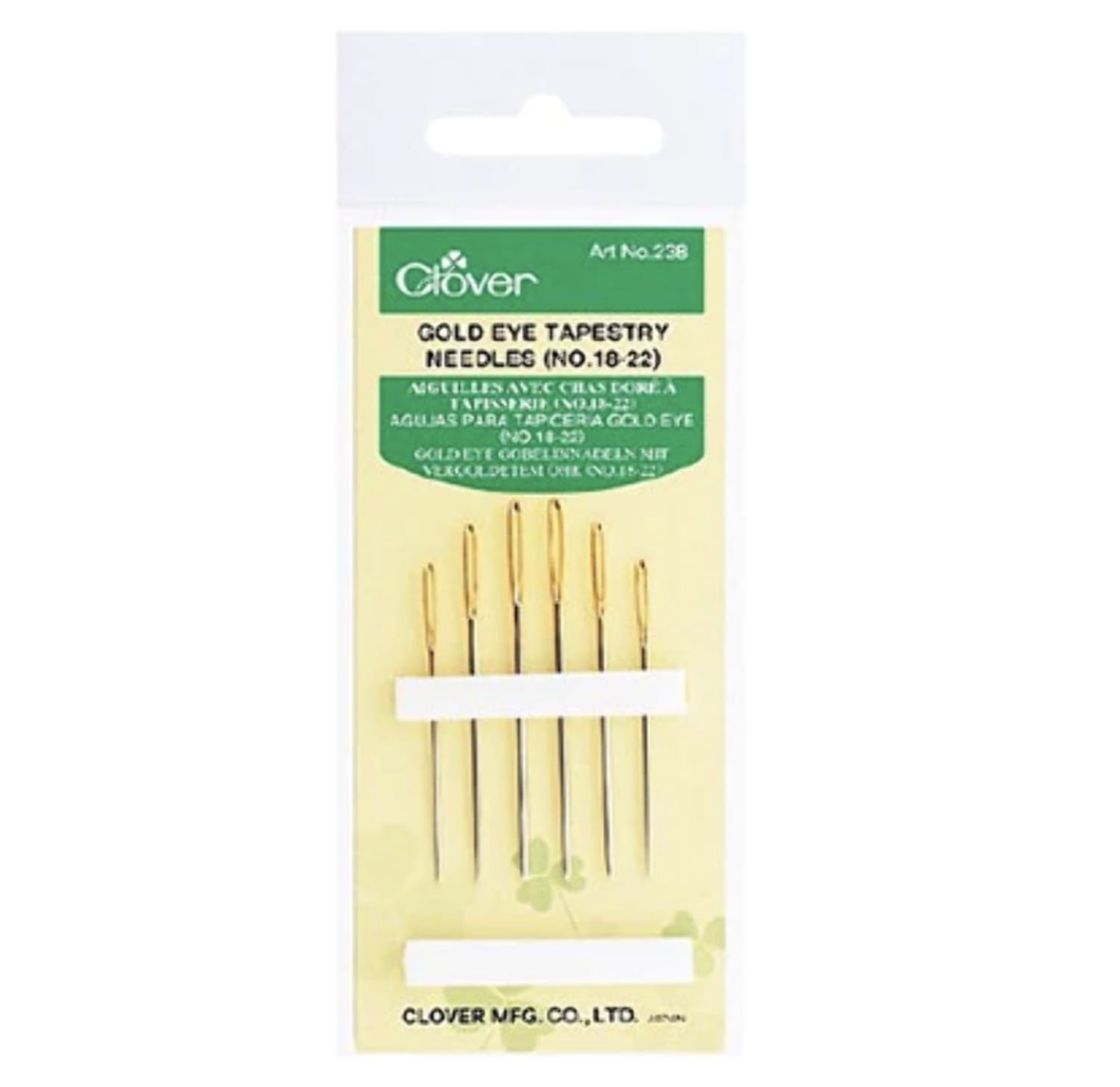 Clover - Gold Eye Tapestry Needles - 6 Pack