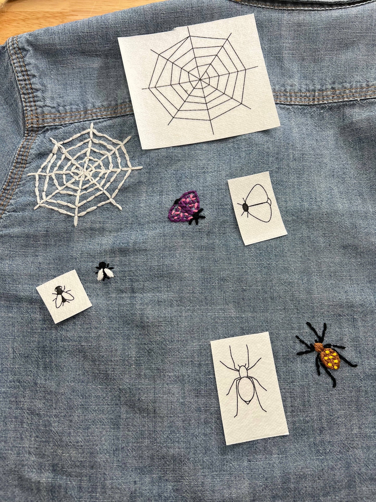 Wren Bird Arts - Bug Embroidery Patterns