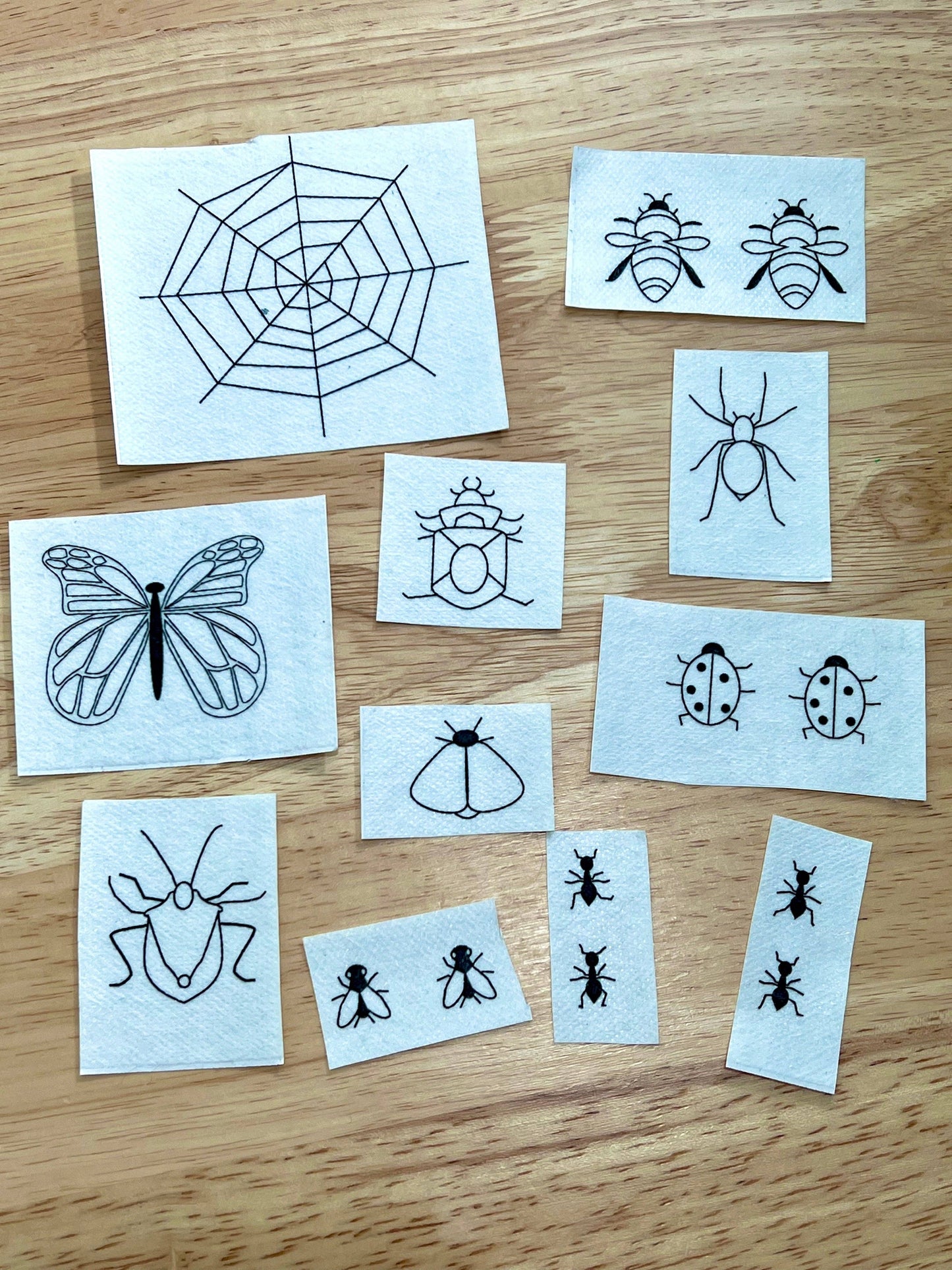 Wren Bird Arts - Bug Embroidery Patterns