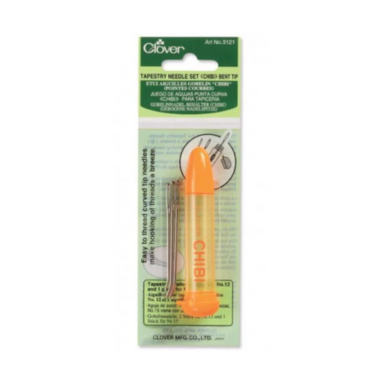 Clover Tapestry Needle Set, Bent Tip