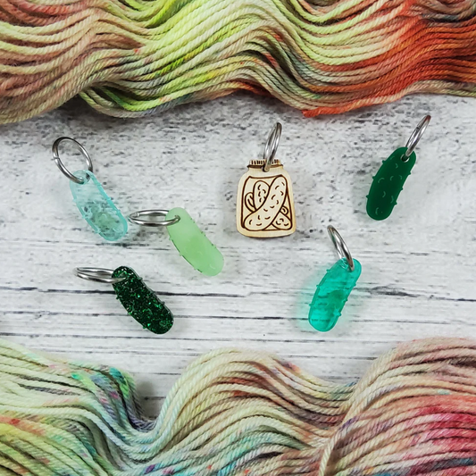 Katrinkles Pickle Stitch Marker Set