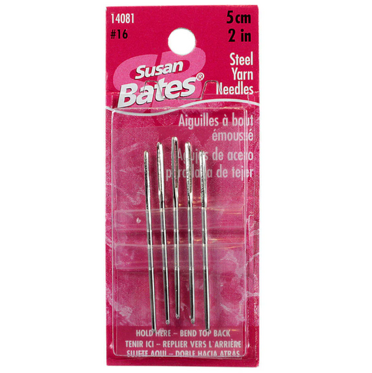 Susan Bates - Steel Yarn Needles - 2"