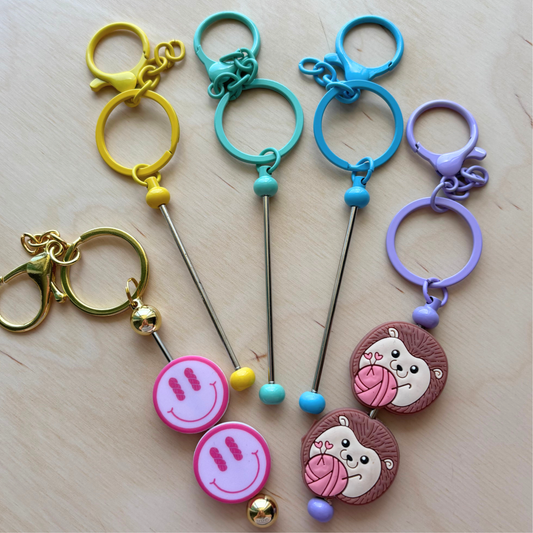 Knitting Keychain - Point Protector Leash - Notions for Bag: Seafoam green