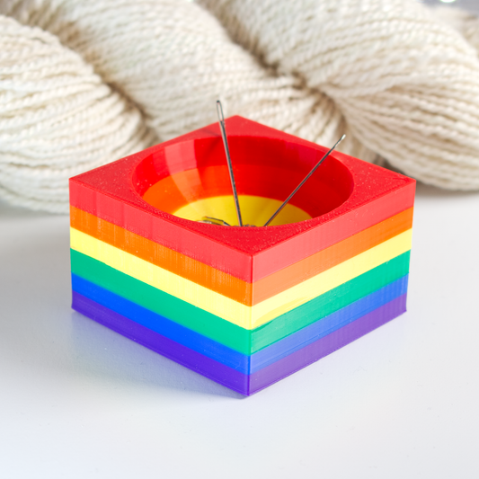 Magnetic Cube Notions Dish : Rainbow - Blue Bird Makery