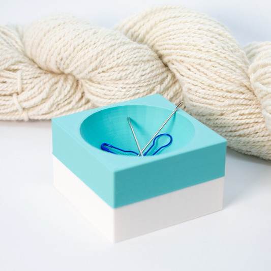 Magnetic Cube Notions Dish: Aqua - Blue Bird Makery