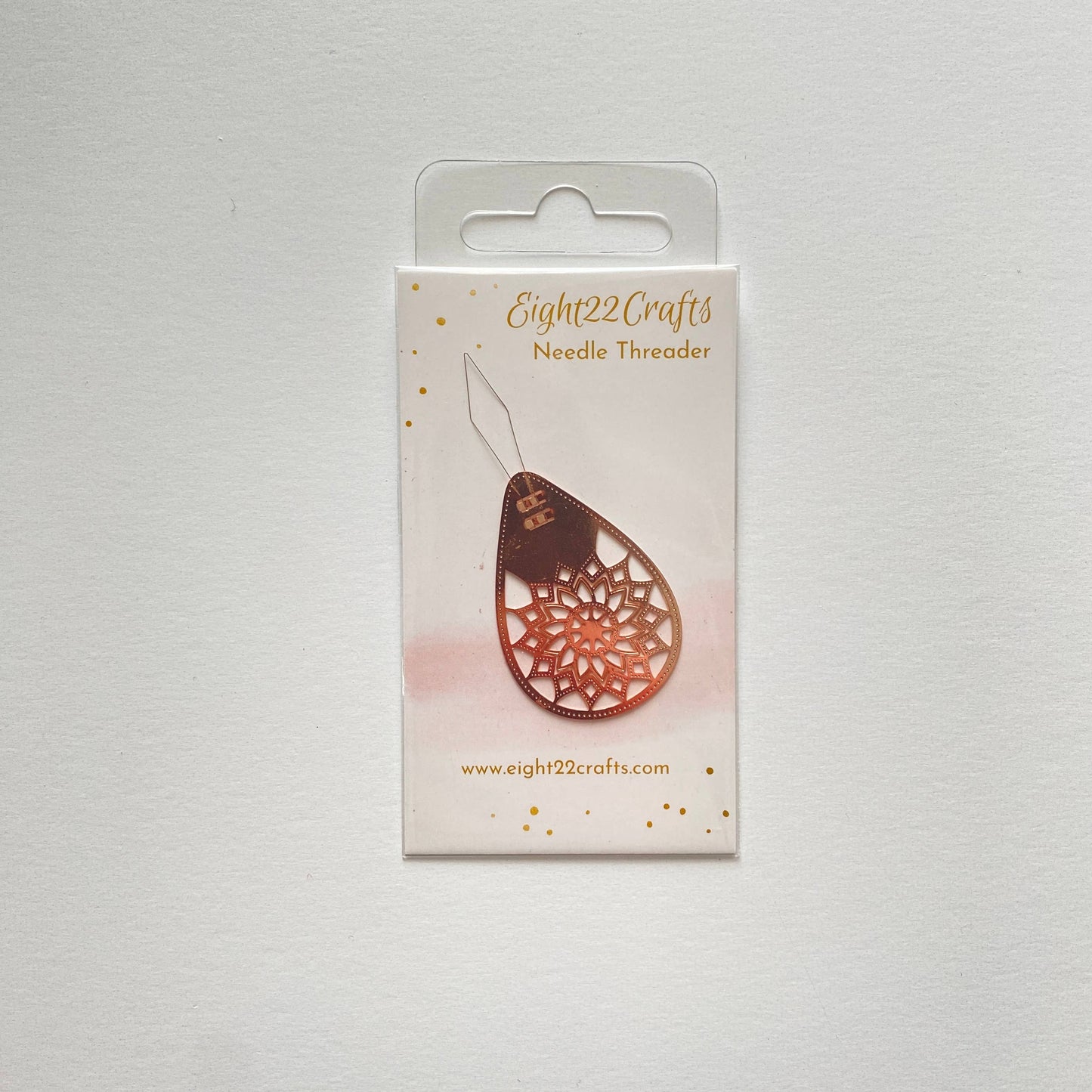 Eight22Crafts: Rose Gold Needle Threader for Hand Sewing and Embroidery