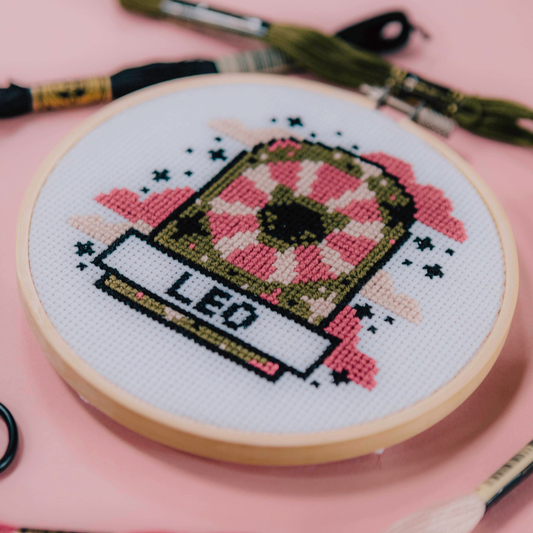 Innocent Bones 'Leo' Zodiac Star Sign Cross Stitch Kit