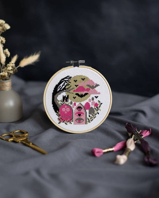 Innocent Bones 'The Graveyard' Cross Stitch Kit