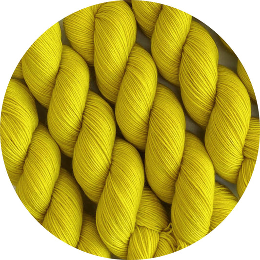 Coates & Co Prairie Sock Yarn • 20g Mini Skein - Electric Yellow