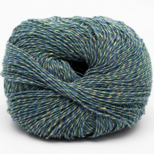 Reborn Denim, recycled  yarn varigated by Kremke Soul Wool