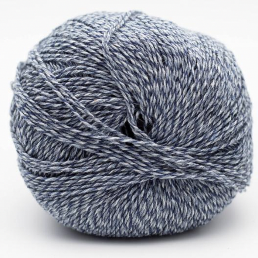 Reborn Denim, recycled yarn varigated by Kremke Soul Wool
