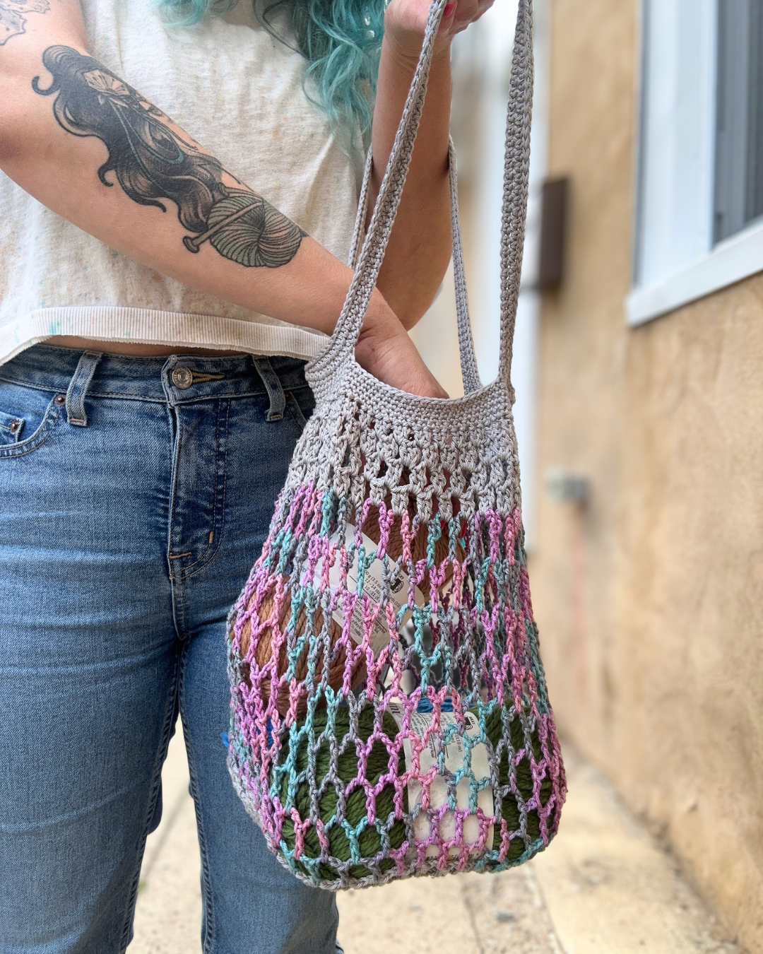 Class: Level 2 Crochet: Market Bag