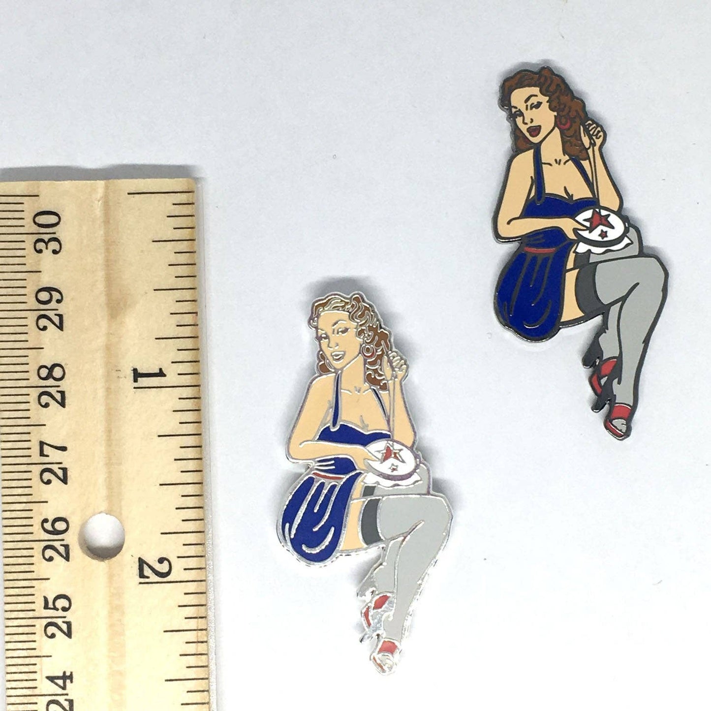 Snarky Crafter Stitching Vintage Pinup Needle Minder