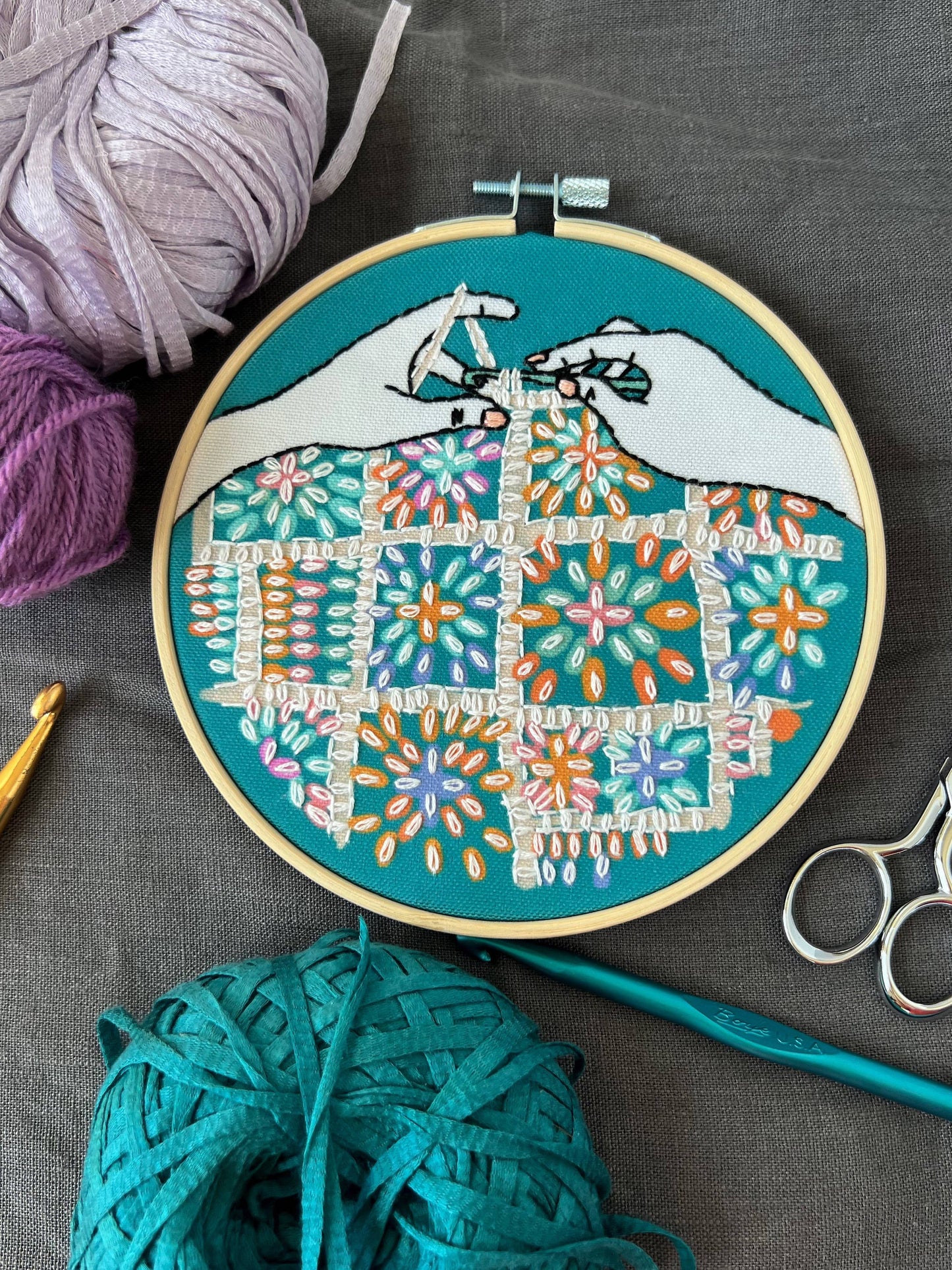 Rikrack - Crochet Embroidery Kit