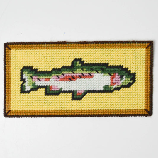 Rainbow Trout Needlepoint Kit by Make and Mend