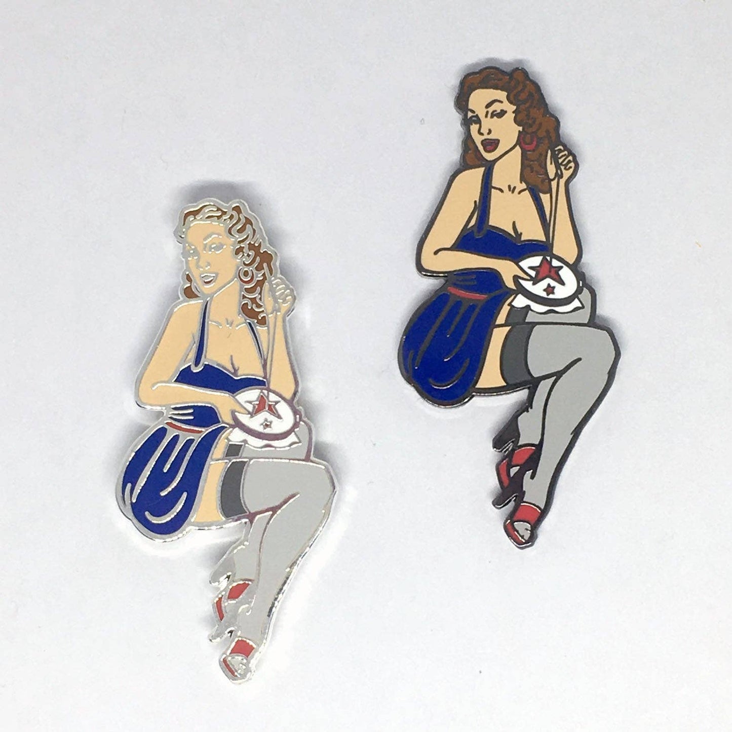 Snarky Crafter Stitching Vintage Pinup Needle Minder