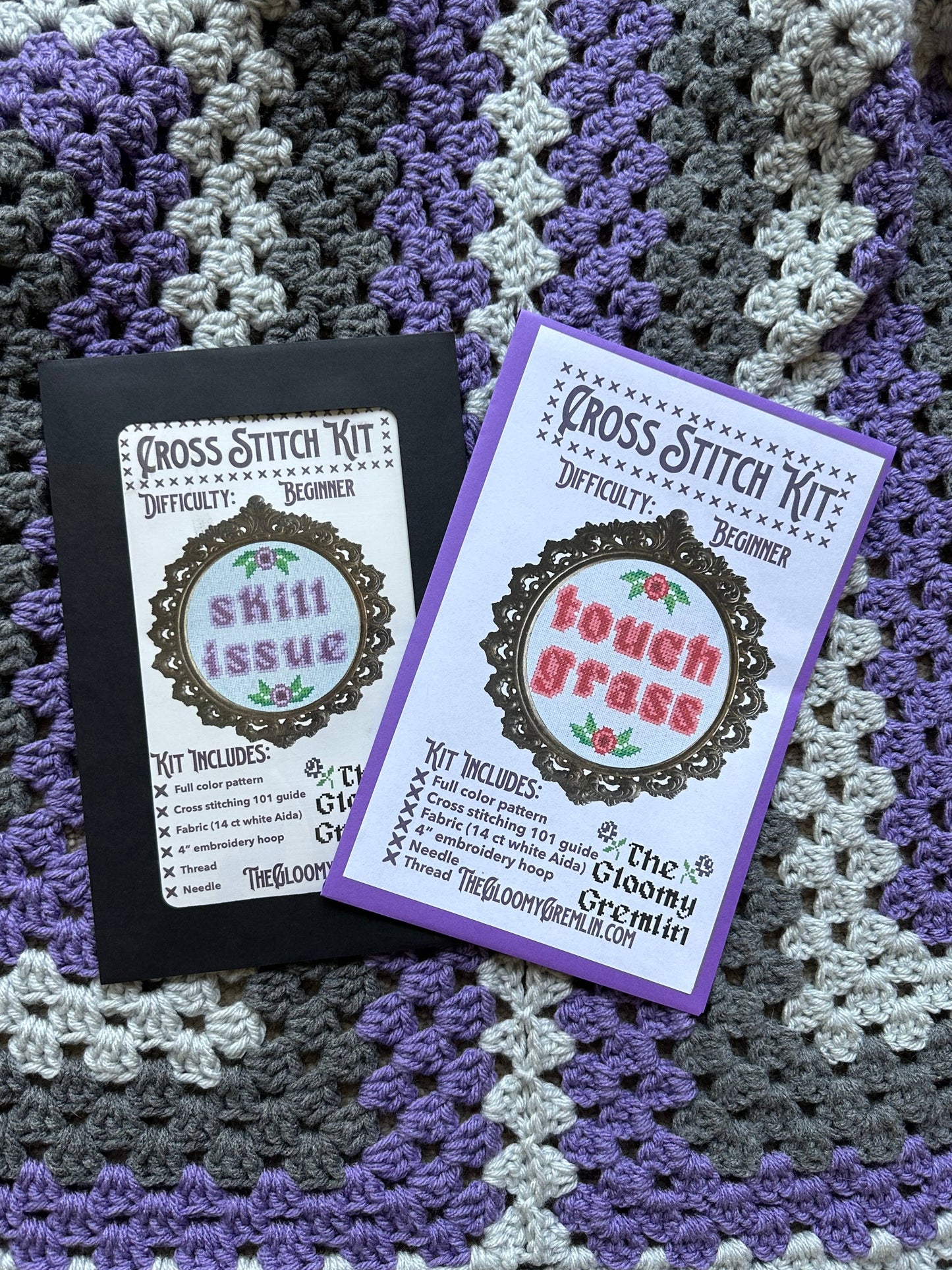 Stitch or Die - Cross Stitch Kit - Gloomy Gremlin