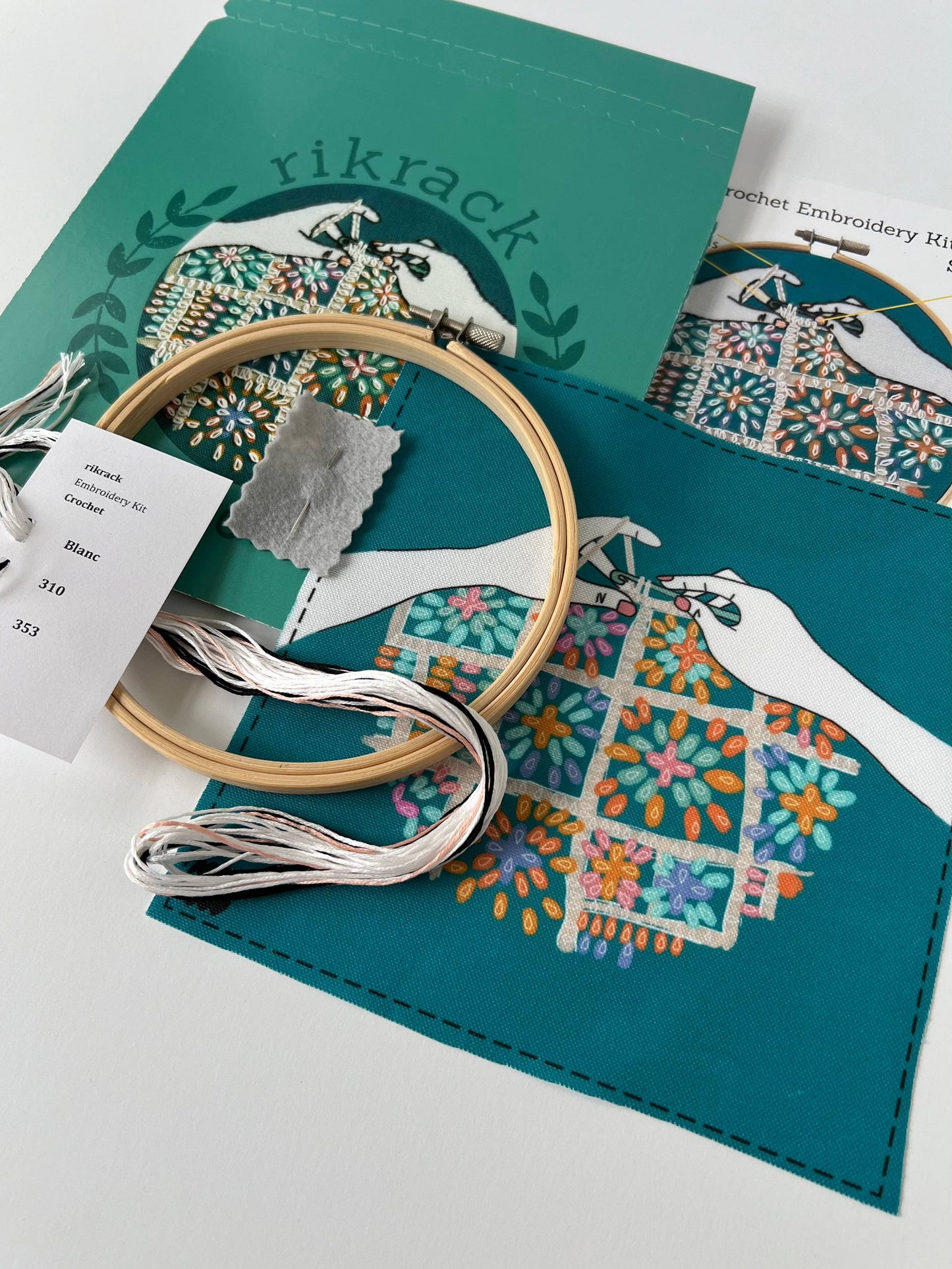 Rikrack - Crochet Embroidery Kit