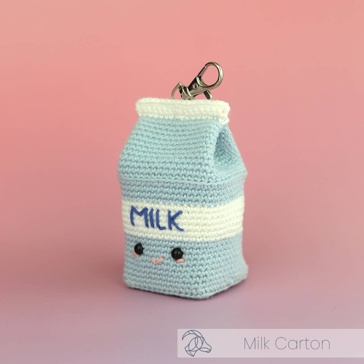 Hardicraft DIY Crochet Kit - Milk Carton Bag Charm